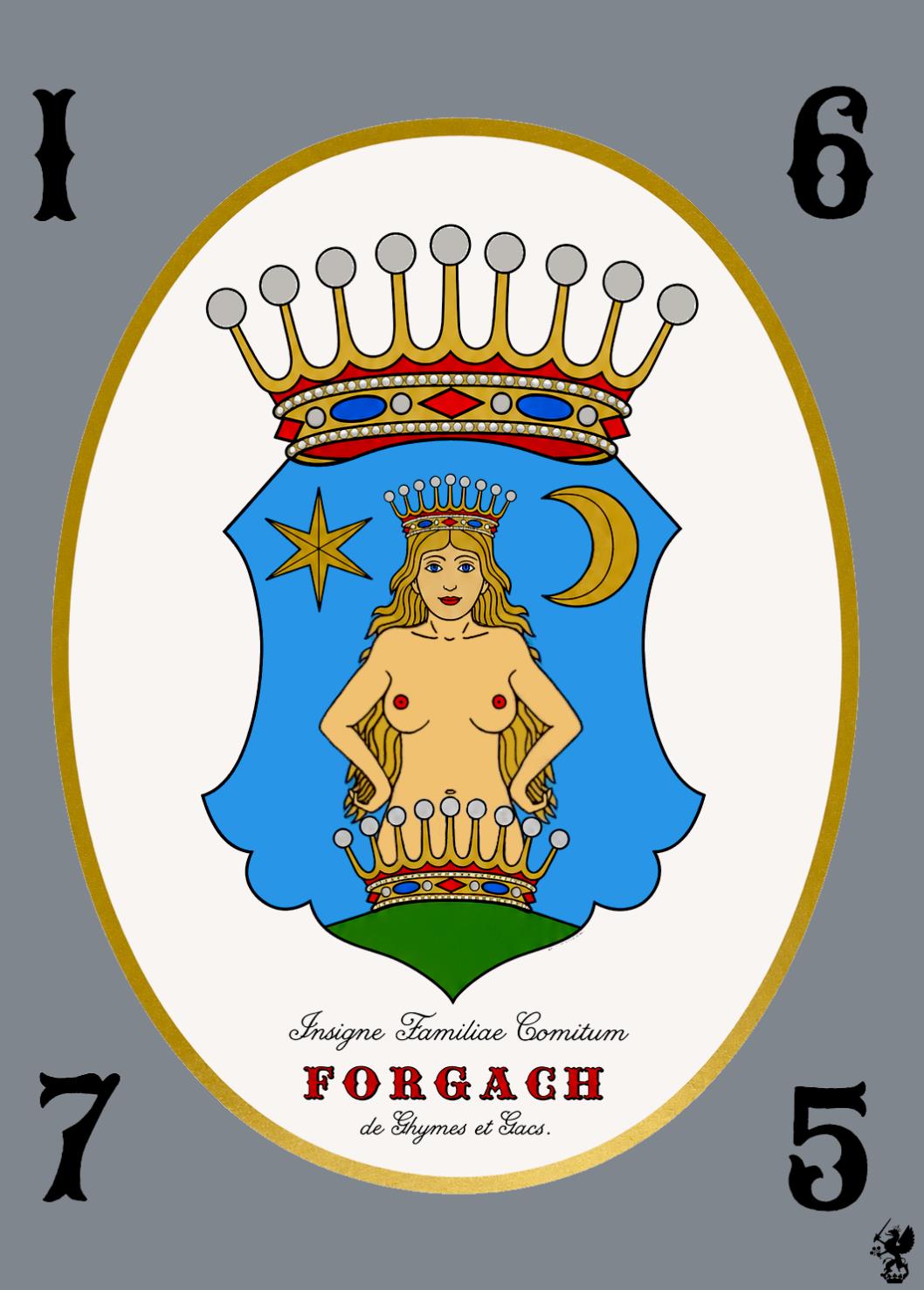 Erb rodu Forgách – maľba Nikolausa Paula Esterházyho